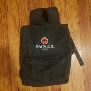 Vintage Black Official Bacardi Rum Backpack